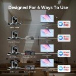Tenveo AI Auto-Tracking PTZ Camera 30X Zoom