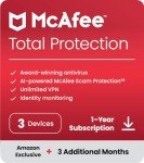 McAfee Total Protection 2024 for 3 Devices