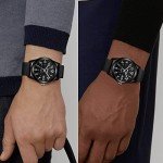 LN LENQIN Mens Watches Analog Quartz Sports Unisex Watch 30M Waterproof Nurse Watches for Men Women Nurse Medical Professionals-Military Time with Second Hand Glowing Easy to Read Dial Wrist Watch…