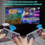 Dliaonew Mini Retro Game Console with 620 Games