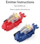 Burst Gyro Battling Tops Set with Launchers