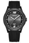 AIYISHI Analog Watches for Men,Easy Read Waterproof Sport Casual Classic Fashion Silicone Analog Quartz Big Face Dress Wrist Watch (G695 Black)