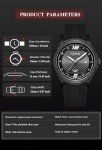 AIYISHI Analog Watches for Men,Easy Read Waterproof Sport Casual Classic Fashion Silicone Analog Quartz Big Face Dress Wrist Watch (G695 Black)