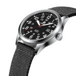 LN LENQIN Mens Watches Unisex Military Watches Sport Nylon Strap Stylish Luminous Fashion Watches Analog Quartz Watches for Men Waterproof Army Tactical Casual Wristwatch