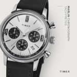 Timex Men's Marlin 40mm Watch - Black Strap Silver-Tone Dial Stainless Steel Case