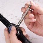 uxcell Watch Crown Winder Tool 7mm Manual Mechanical Winding Instrument Carbon Steel Chrome Plated Watch Repair Helper