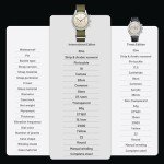 SEA-GULL Men's Mechanical Wristwatch, 1963 Aviation Chronograph Pilot Mechanical Watch, Manual Winding, GD 1963 International Edition, ST1901, Yellow, strap, D1963EXP