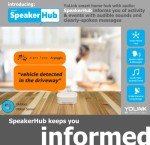 YoLink SpeakerHub - Smart Home Speaker Hub, Plays Tones/Alarms and Your Text-to-Speech Custom Messages, Voice Announcements, Audio Voice Alert, Spoken Alerts, LoRa-Powered ¼ Mile Range, WiFi Required