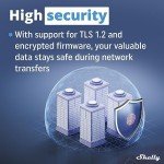 Shelly Plus Plug US | WiFi & Bluetooth Operated Smart Plug with Power Measurement | Home Automation | iOS Android App | Alexa and Google Home Compatible | Monitor Appliances | Remote Control