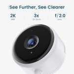 litokam Indoor Camera, Cameras for Home Security with Night Vision, Pet Camera with Phone App, 2K Indoor Security Camera, Motion Detection, 2-Way Audio, WiFi Home Camera, Baby Monitor Work with Alexa