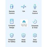 TP-Link Tapo Smart Plug Mini 15A, Smart Home Wi-Fi Plug, Super Easy Setup, Compatible with Alexa & Google Home, No Hub Required, UL Certified, 2.4G WiFi Only, White, Tapo P105(4-Pack)