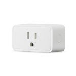 Amazon Basics Smart Plug, Works with Alexa Only, 2.4 GHz Wi-Fi, No Hub Required, 2-Pack, White