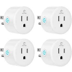 EIGHTREE Smart Plug, Smart Home WiFi Outlet Compatible with Alexa & Google Home, Smart Socket with Remote Control & Timer Function, 2.4GHz WiFi Only