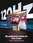 10K 8K HDMI 2.1 Cable 2-Pack 6.6FT, Highwings Certified 48Gbps Ultra High Speed Slim HDMI Cord,Support 4K@120Hz 8K@60Hz, HDCP 2.2&2.3, Dynamic HDR,eARC,DTS:X, Compatible with Roku TV/HDTV/PS5/Blu-ray
