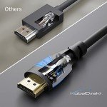 CableDirect – 8K & 4K HDMI Cable – 6ft – Available in 0.5-75ft – for All HDMI Devices (4K@120Hz & 8K@60Hz, HDMI 2.0, High Speed with Ethernet, for PC, TV, PS5, Xbox Series, Switch – Black)