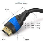 CableDirect – 8K & 4K HDMI Cable – 6ft – Available in 0.5-75ft – for All HDMI Devices (4K@120Hz & 8K@60Hz, HDMI 2.0, High Speed with Ethernet, for PC, TV, PS5, Xbox Series, Switch – Black)