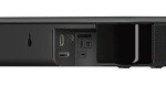 Sony S100F 2.0ch Soundbar with Bass Reflex Speaker, Integrated Tweeter and Bluetooth, (HTS100F), easy setup, compact, home office use with clear sound black