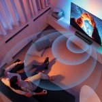 MZEIBO TV Sound Bar, Sound Bars for Smart TV Bluetooth 5.0 Soundbar 50W 17Inch Small Soundbars with HDMI-ARC/Optical/AUX Connection, TV Soundbar Surround Sound Bars (Glossy Black)