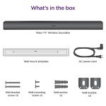 Roku TV Wireless Soundbar, Soundbar Exclusively for RokuTV with Enhanced Stereo Sound, Clear Dialogue, and Simple Wireless Setup
