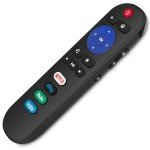 New Replace Universal Remote Compatible with TCL Roku TV, Hisense Roku TV, Onn Roku TV, Insignia Roku TV, Fit for Sharp/Element/Westinghouse/Philips/JVC/RCA/Hitachi and fit for Sanyo Roku TV