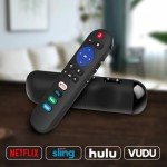 New Replace Universal Remote Compatible with TCL Roku TV, Hisense Roku TV, Onn Roku TV, Insignia Roku TV, Fit for Sharp/Element/Westinghouse/Philips/JVC/RCA/Hitachi and fit for Sanyo Roku TV