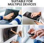 Screen Cleaner Spray - TV Screen Cleaner Spray and Wipe, Computer Screen Cleaner for Electronic Devices: TV, Laptop, iPhone, Ipad, Computer, MacBook- TV Cleaner for Smart TV-Microfiber Cleaning Cloth