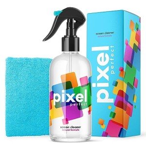 Pixel Perfect | 16.9oz | XL Screen Cleaner Kit, for TV, Laptops, Computers, Monitors, Phones, Tablets | 500ml Cleaning Kit, Premium Natural Spray