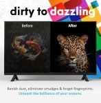 Pixel Perfect | 16.9oz | XL Screen Cleaner Kit, for TV, Laptops, Computers, Monitors, Phones, Tablets | 500ml Cleaning Kit, Premium Natural Spray