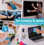 Pixel Perfect | 16.9oz | XL Screen Cleaner Kit, for TV, Laptops, Computers, Monitors, Phones, Tablets | 500ml Cleaning Kit, Premium Natural Spray