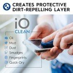 Screen Cleaner Spray (16oz - 473ml) – Best Large Cleaning Kit for LCD LED OLED TV, Smartphone, iPad, Laptop, Touchscreen, Computer Monitor, Electronic Devices, Microfiber Cloth Wipes and 2 Nozzles