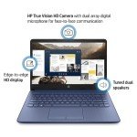 HP Portable Laptop (Include 1 Year Microsoft 365), 14’’ HD Display, 8GB RAM, 64GB eMMC, Intel Quad-Core N4120, Student and Business, Webcam, HDMI, Wi-Fi, RJ-45, Windows 11 Home, Grayish Blue