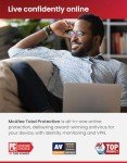 McAfee Total Protection 2024 | 1 Device | Cybersecurity Software Includes Antivirus, Secure VPN, Password Manager, Dark Web Monitoring | Download