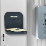 VIVO Magnetic Portable Laptop Workstation, Notebook/Tablet Shelf, Utility Platform, Hands-Free Compact Desk, Attaches to Flat Steel Surfaces, Black, DESK-MAG01