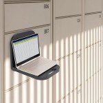 VIVO Magnetic Portable Laptop Workstation, Notebook/Tablet Shelf, Utility Platform, Hands-Free Compact Desk, Attaches to Flat Steel Surfaces, Black, DESK-MAG01