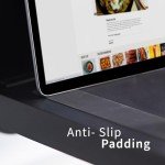 VIVO Magnetic Portable Laptop Workstation, Notebook/Tablet Shelf, Utility Platform, Hands-Free Compact Desk, Attaches to Flat Steel Surfaces, Black, DESK-MAG01