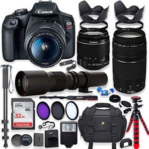 Canon EOS Rebel T7 DSLR Camera Bundle