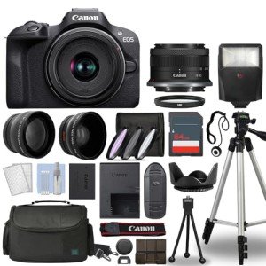 Canon EOS R100 Mirrorless Camera with Lens Kit