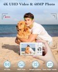 4K Autofocus Vlogging Camera with 48MP and 16X Zoom