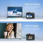 48MP Dual Lens 4K Vlogging Camera with Zoom