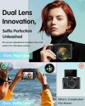 ToAuite 64MP 4K Camera for Vlogging and Travel