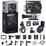 AKASO Brave 4 4K Action Camera Bundle