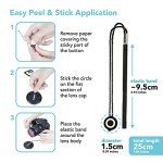 Camera Lens Cap Leash with Elastic String (x3)