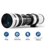 JINTU 420-800mm Telephoto Zoom Lens for Canon
