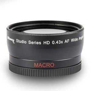 58mm 0.43x Wide Angle Lens for DSLR Cameras