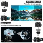 4K Vlogging Camera with 48MP and Zoom Lens