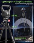 CAMBOFOTO 74" Heavy Duty Tripod with Travel Bag