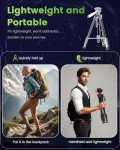 CAMBOFOTO 74" Heavy Duty Tripod with Travel Bag