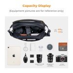 K&F Concept 2-in-1 Sling Bag & Camera Backpack