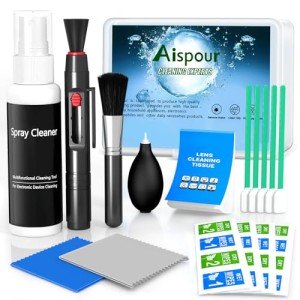 Aispour 10-in-1 Camera Lens Cleaning Kit