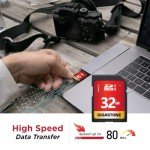 GIGASTONE 32GB 5-Pack High-Speed SD Cards